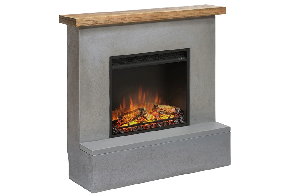 Elektrický krb Tagu Rolf Concrete Grey