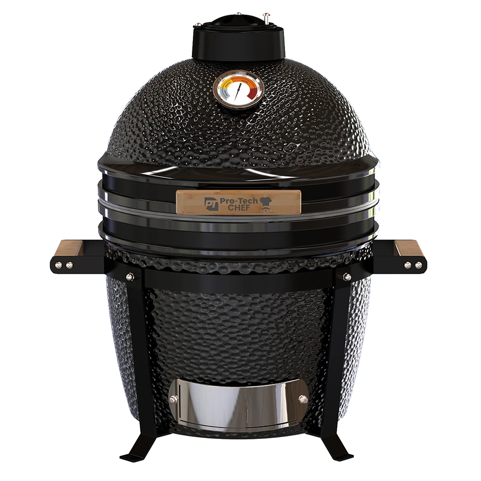 Gril Kamado Egg 16T", průměr roštu 33,5 cm, černý