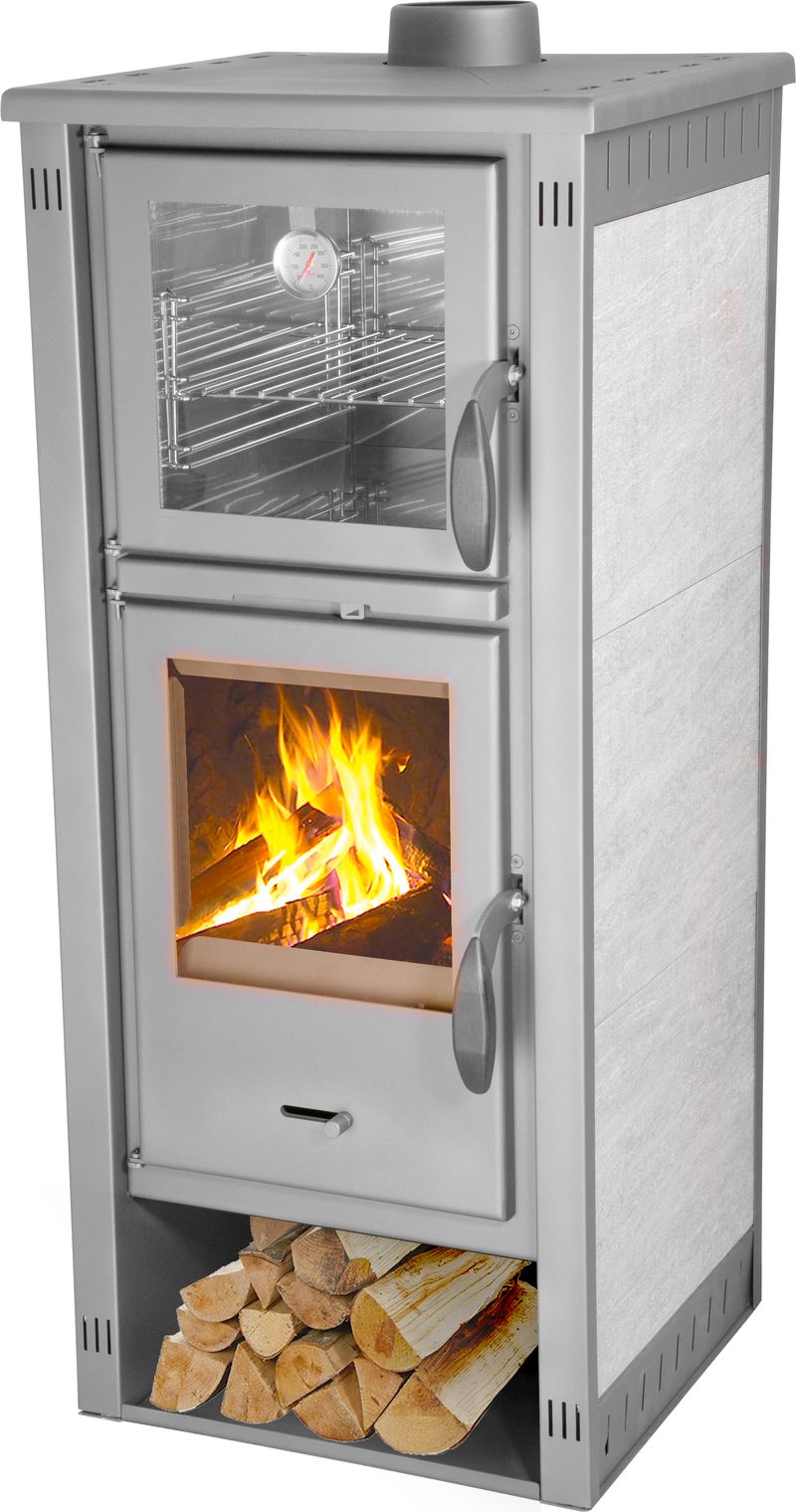 Krbová kamna Thalia Pella SG Ceramic, 5,4 kW, s pečící troubou