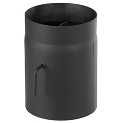 Roura HS D250/120/1,5 mm, s klapkou, krátké táhlo, kouřovod