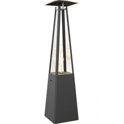 Plynový zářič Umbrella 12 kW Černý - manuální ovládání