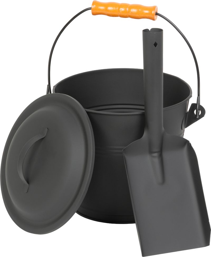 Vědro Strend Pro na popel, s lopatkou, 5,5 l