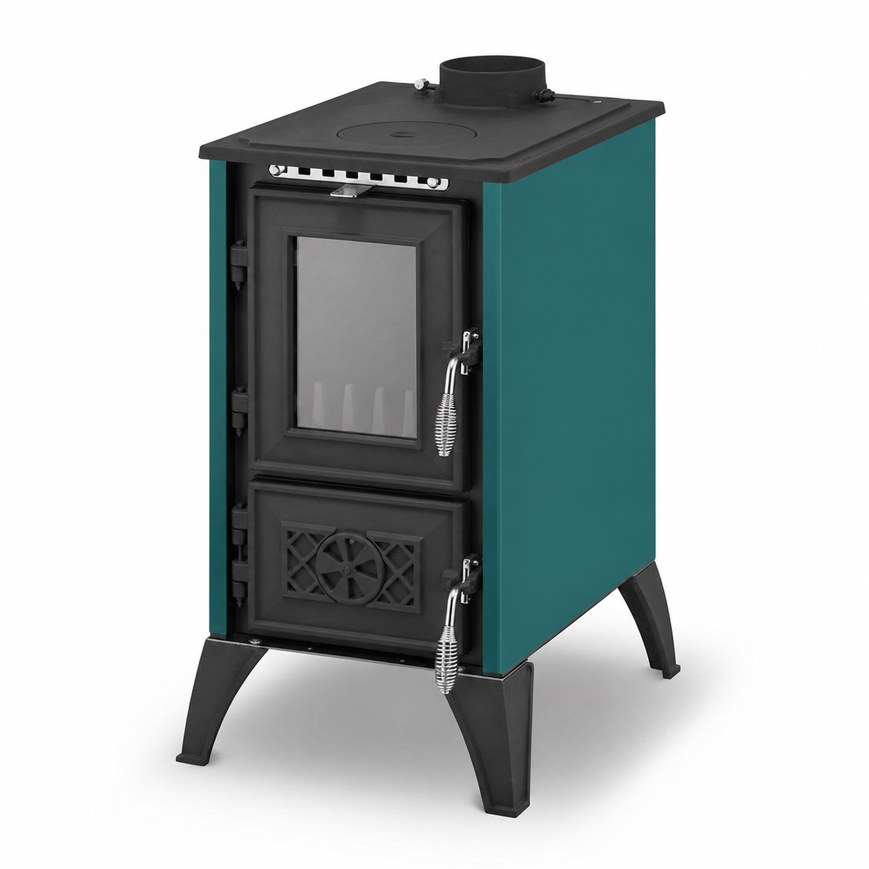 Krbová kamna 806 IGLO, 9 kW, litina, tmavě zelená