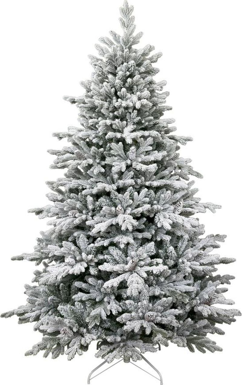 Stromeček MagicHome Vánoce Frosty, zasněžený, 3D+2D, extra hustý, 150 cm