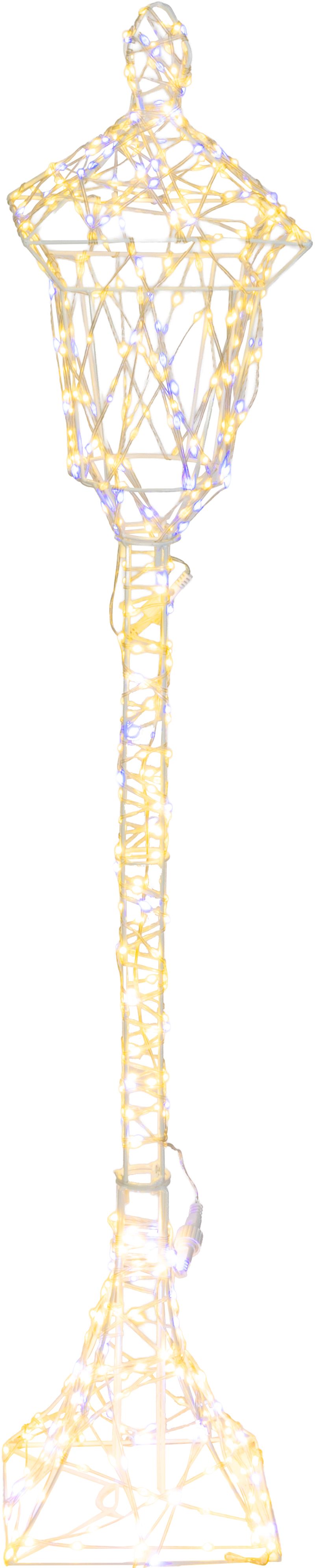 Dekorace MagicHome Vánoce, pouliční lampa, 600× LED teplá/studená bílá, IP44