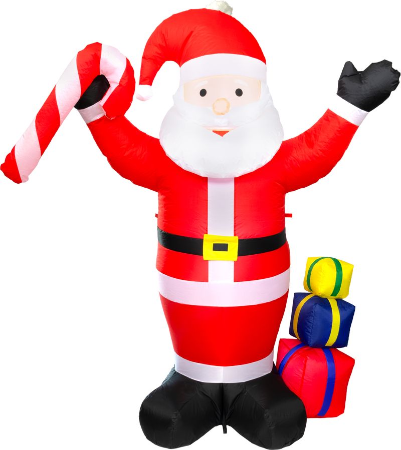 Dekorace MagicHome Vánoce, Santa, 9× LED, IP44