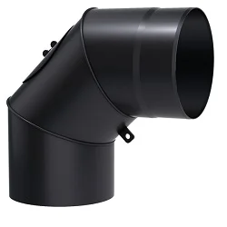 Koleno pohyblivé KRATKI 90/130/2,0 mm, s čistícím otvorem