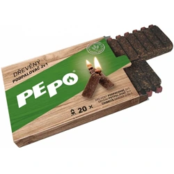 Dřevěný podpalovač PE-PO 2v1