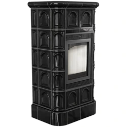 Krbová kamna BLANKA černý obklad, 8 kW, 160 Ø