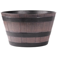 Květináč Woodeff 39x23 cm 256805, palisandr, efekt dřeva